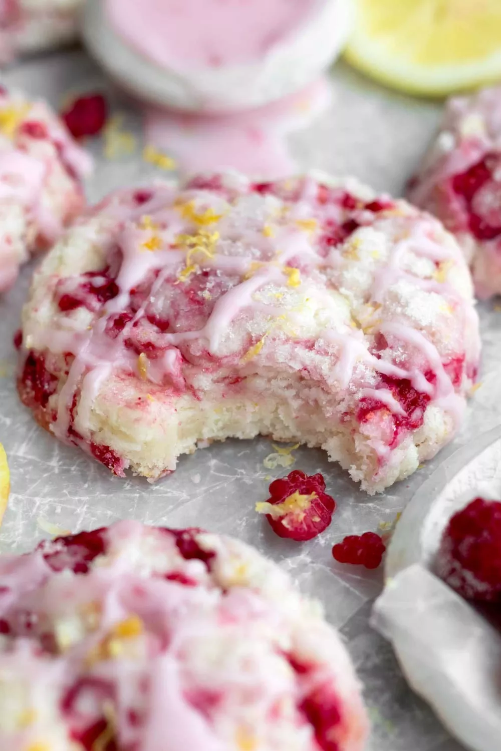 Lemon Raspberry Cookies