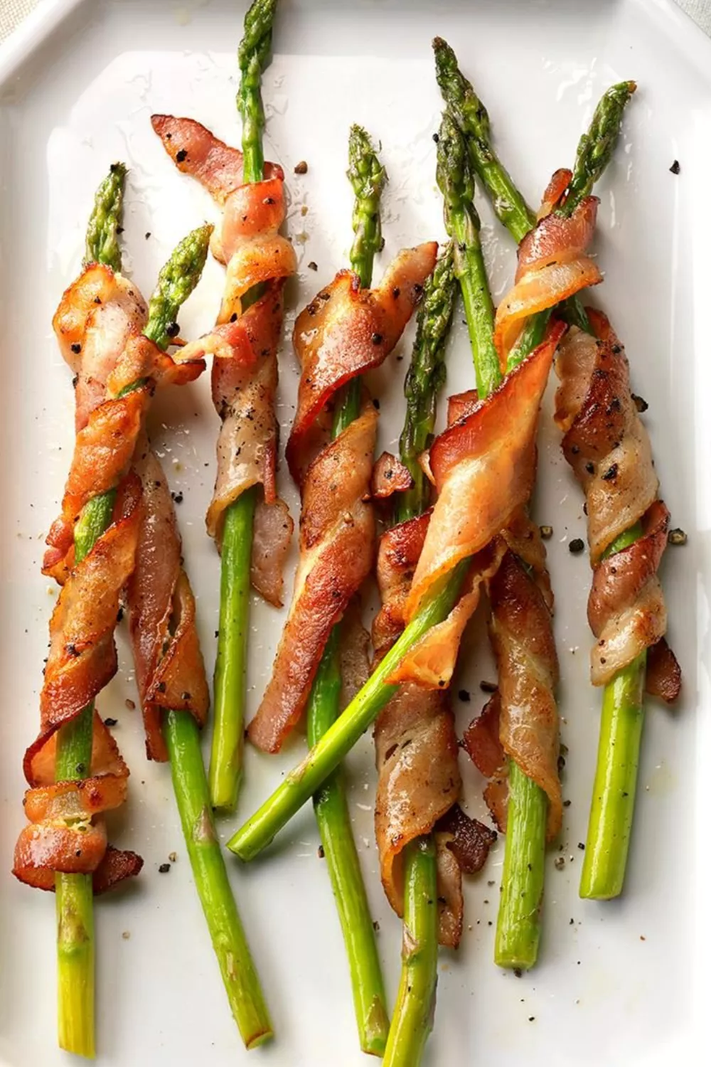 Bacon wrapped asparagus air fryer