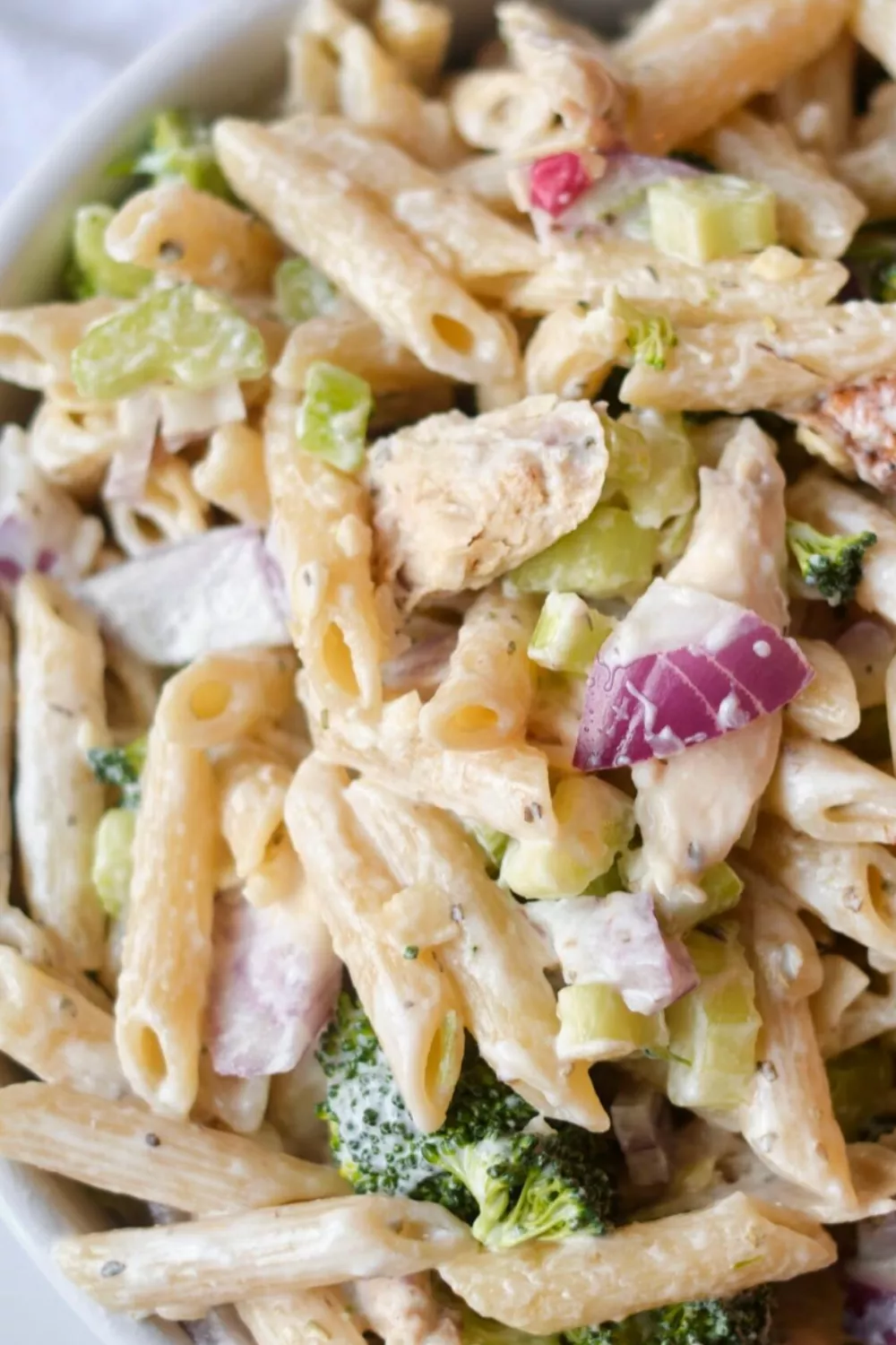 Chicken Bacon Ranch Pasta salad