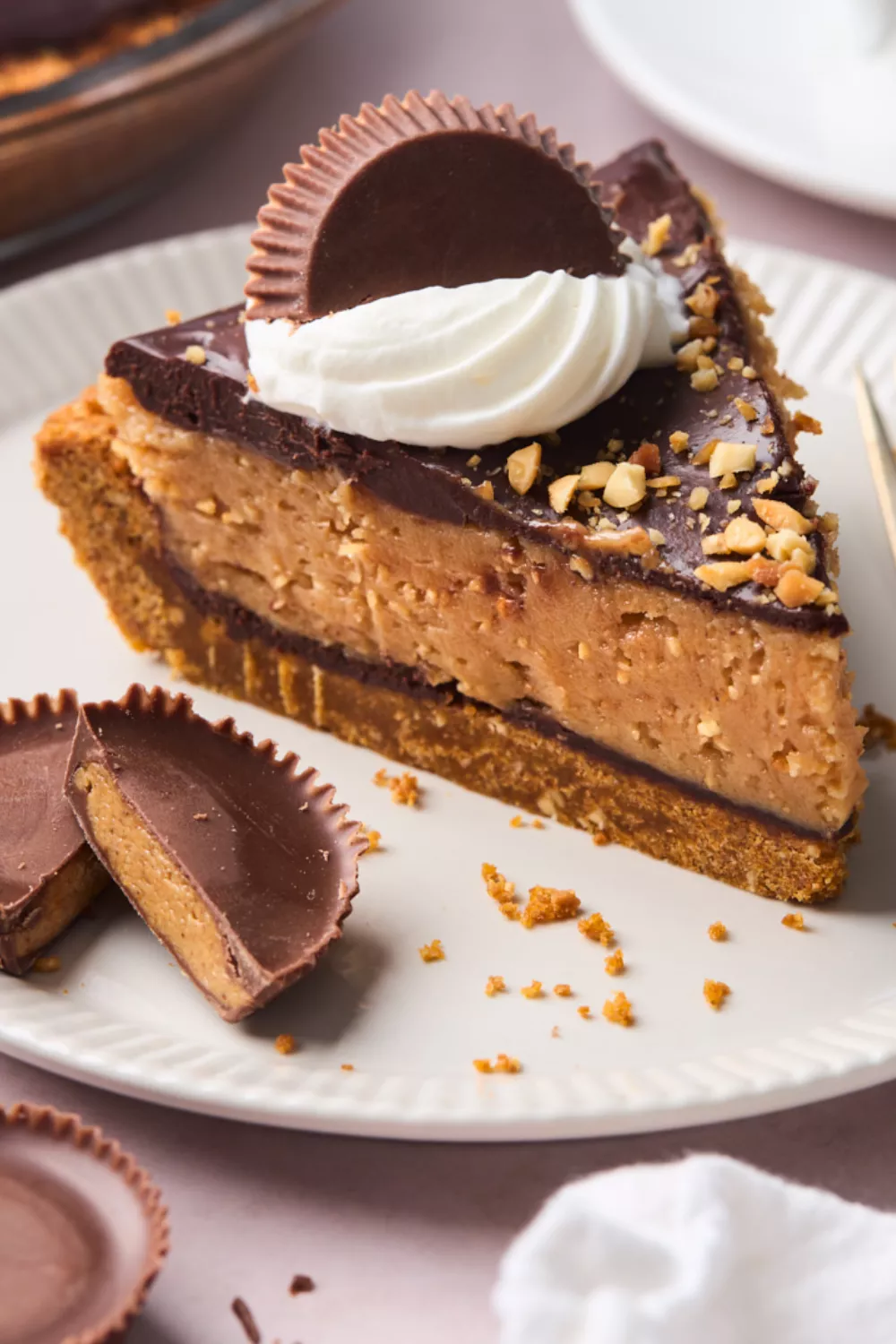 Reese's Peanut Butter Cup Pie - Simple & Delicious