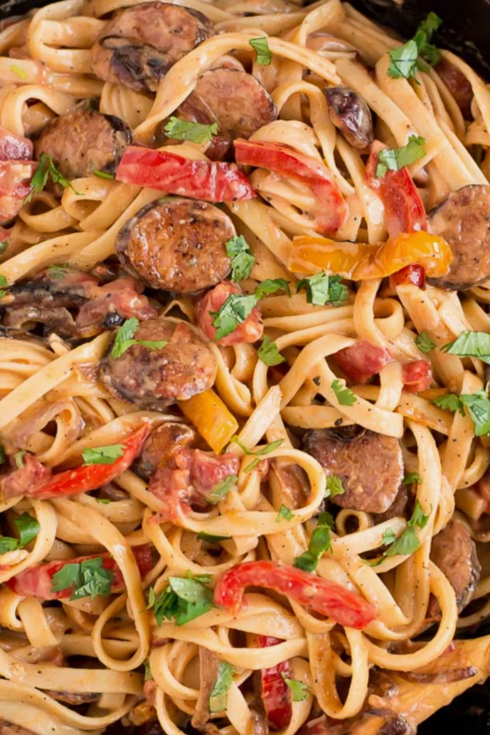 Smoked sausage pasta