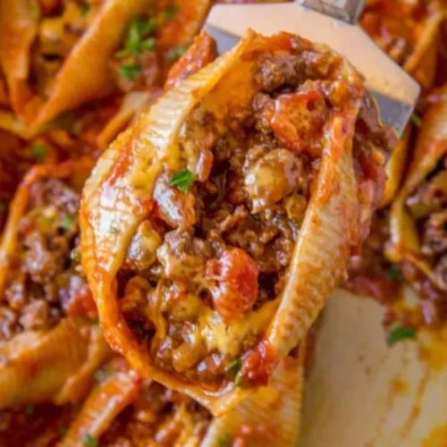 stuffed shells with meat