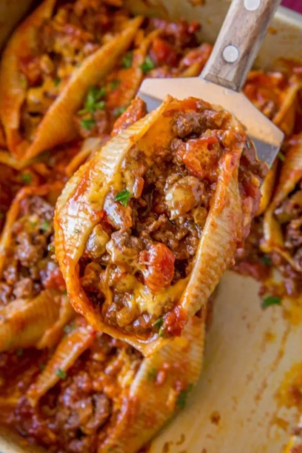 stuffed shells with meat