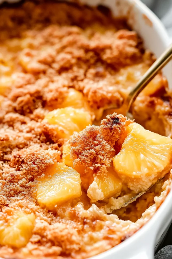 Pineapple Casserole: A Sweet and Savory Comfort Dish You’ll Love