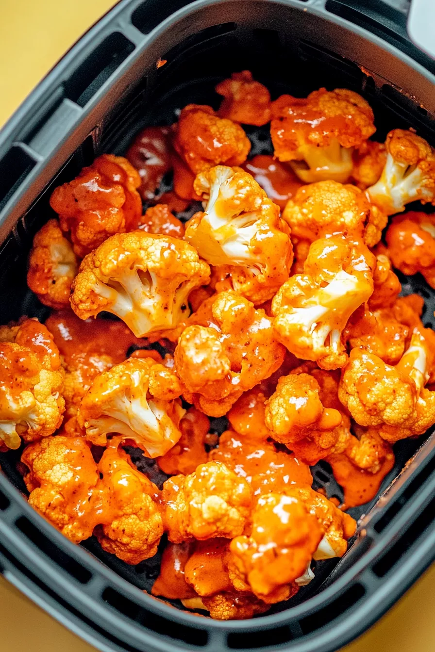 Air Fryer Buffalo Cauliflower