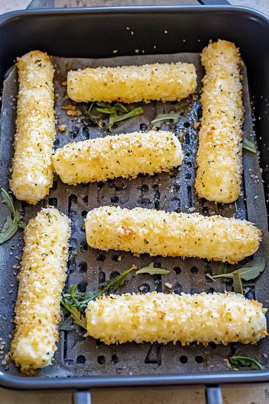 Air Fryer Mozzarella Sticks