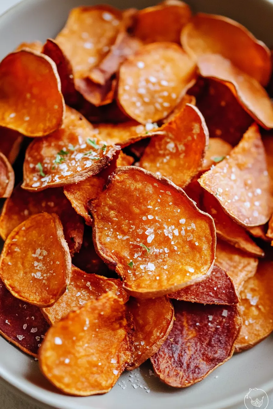 Air Fryer Sweet Potato Chips