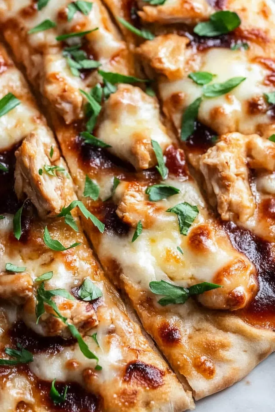 bbq chicken flatbread
