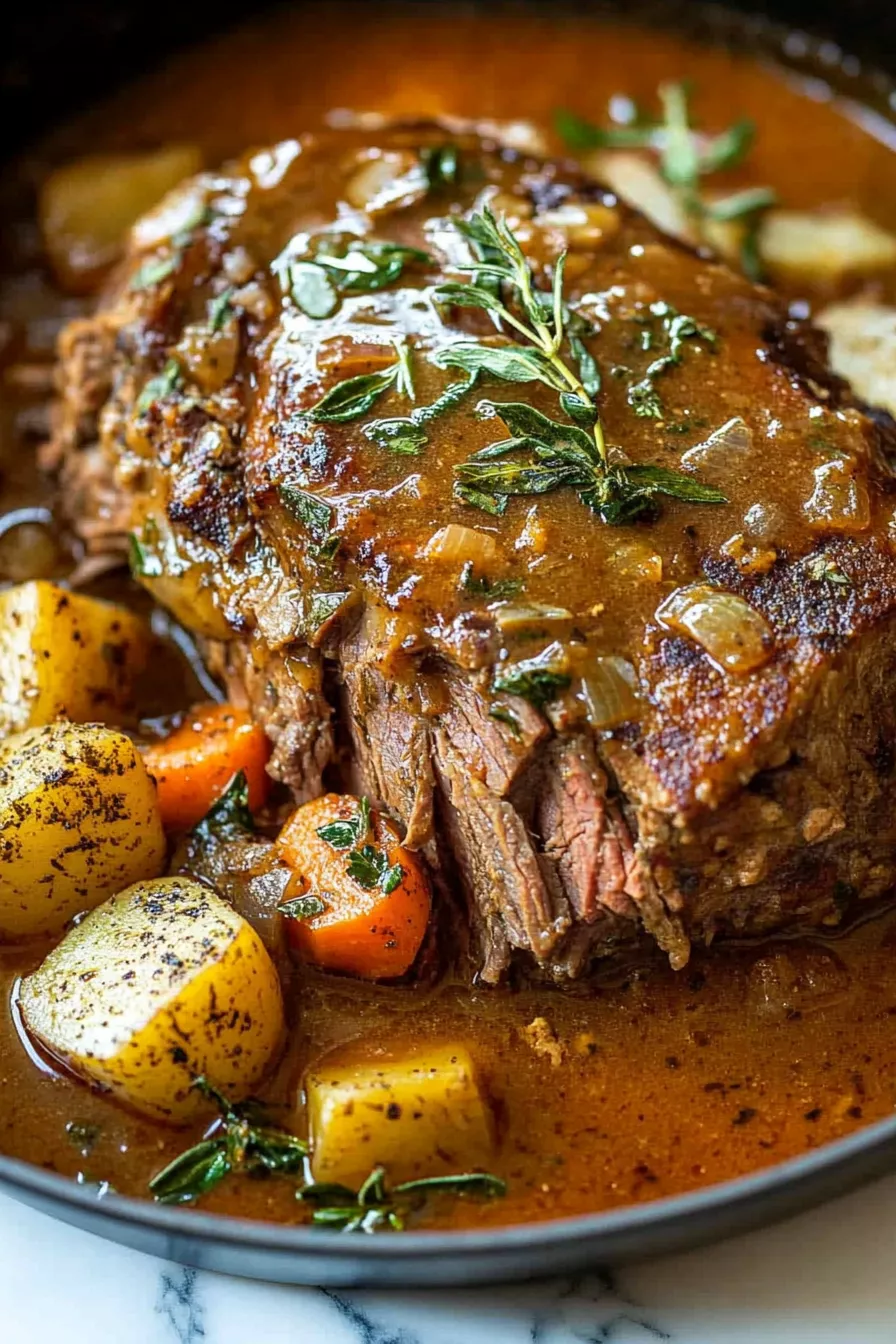 pot roast with gravy