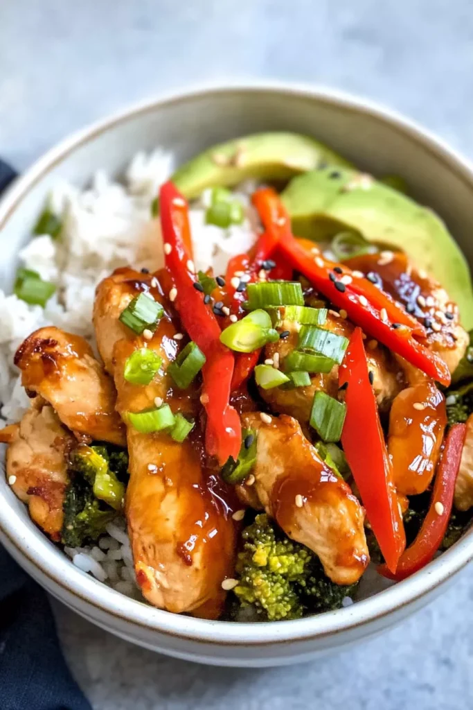 Hot Honey Chicken Bowls