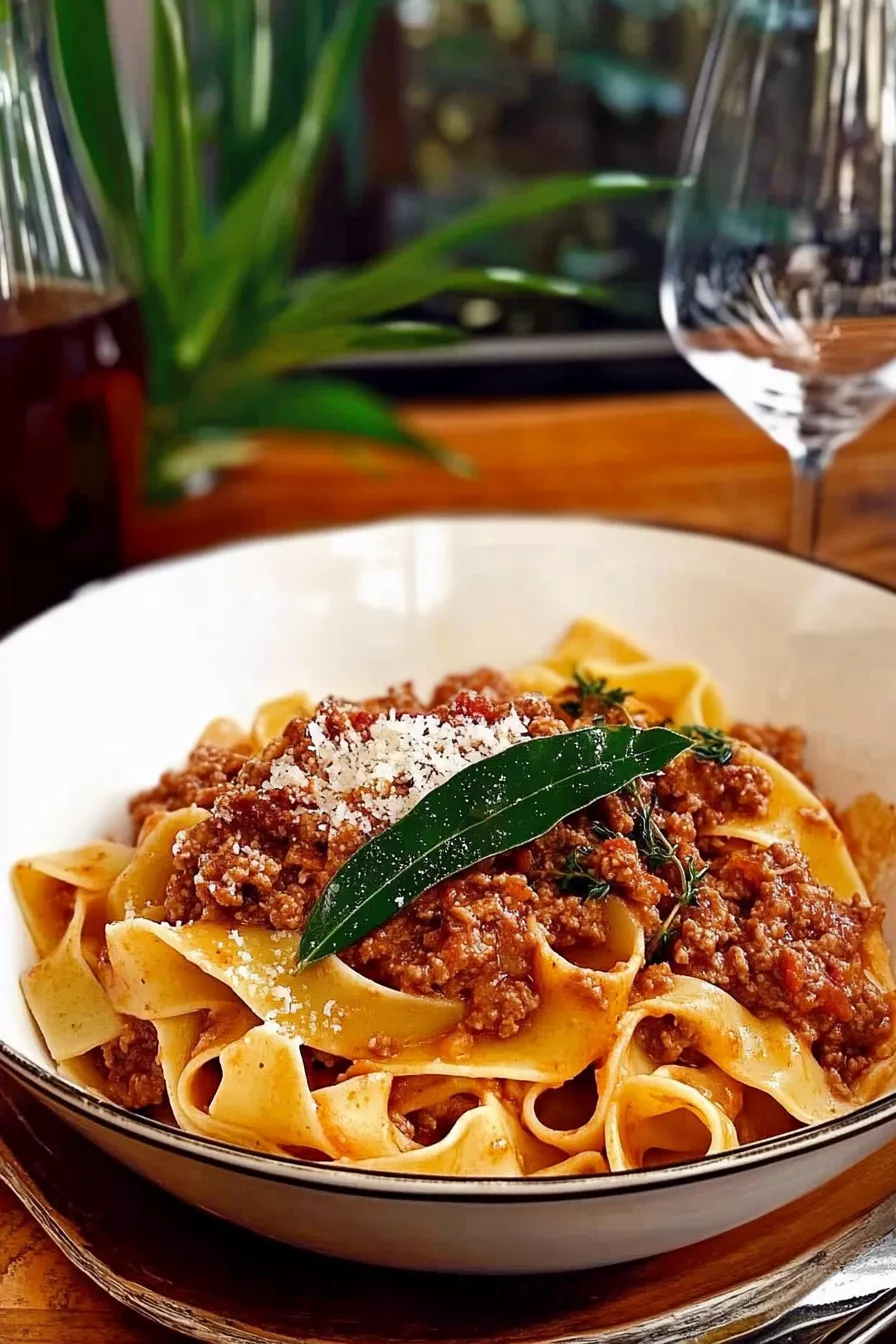 Pappardelle Bolognese