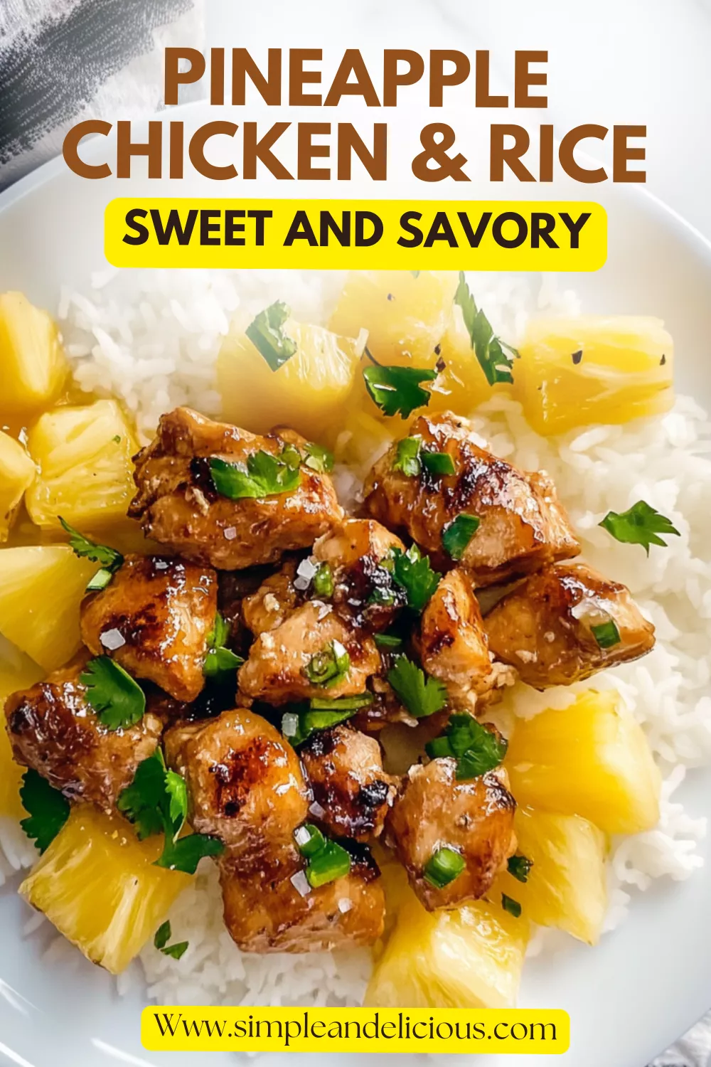 Pineapple Chicken and Rice 