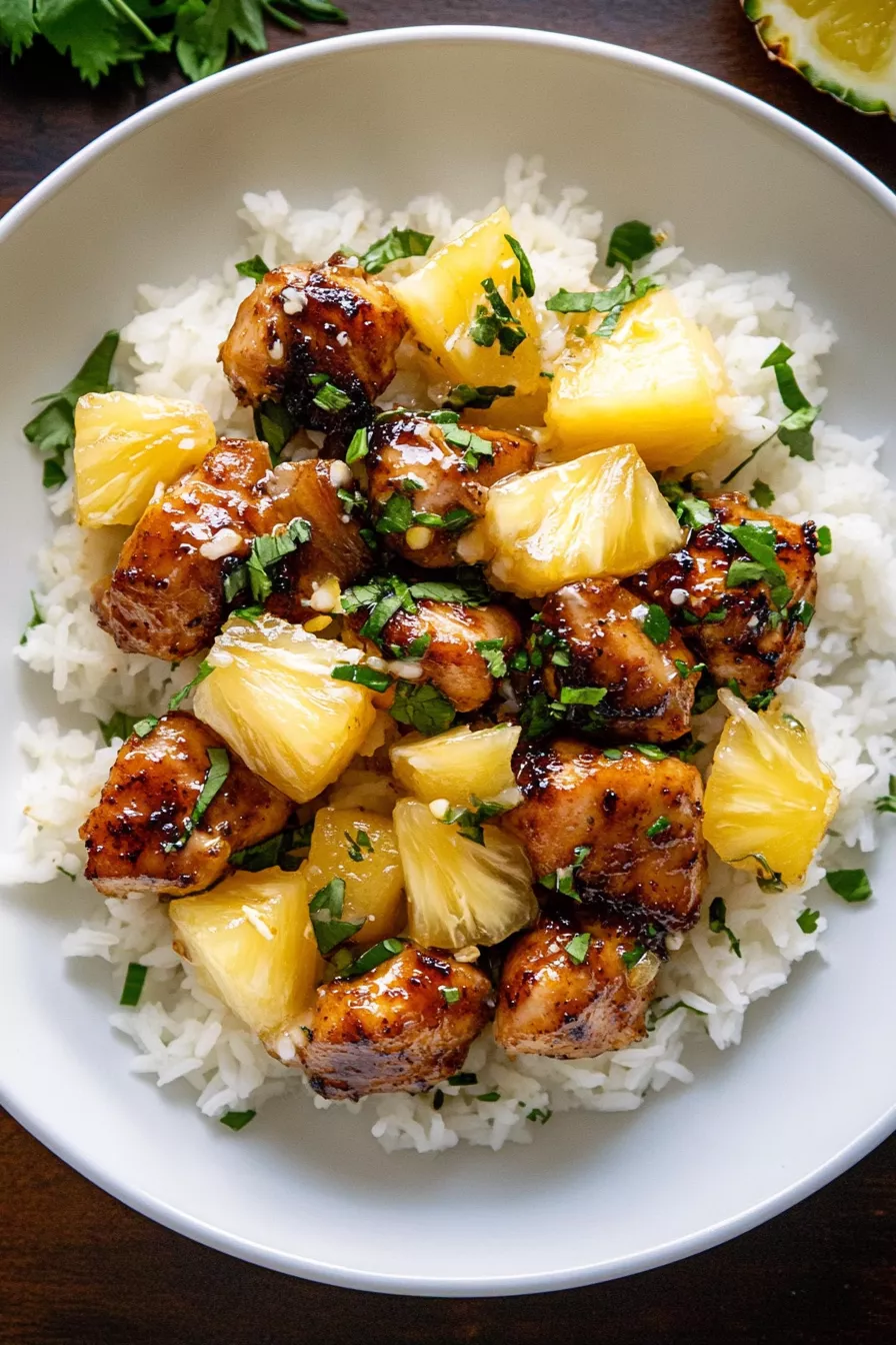 Pineapple Chicken and Rice