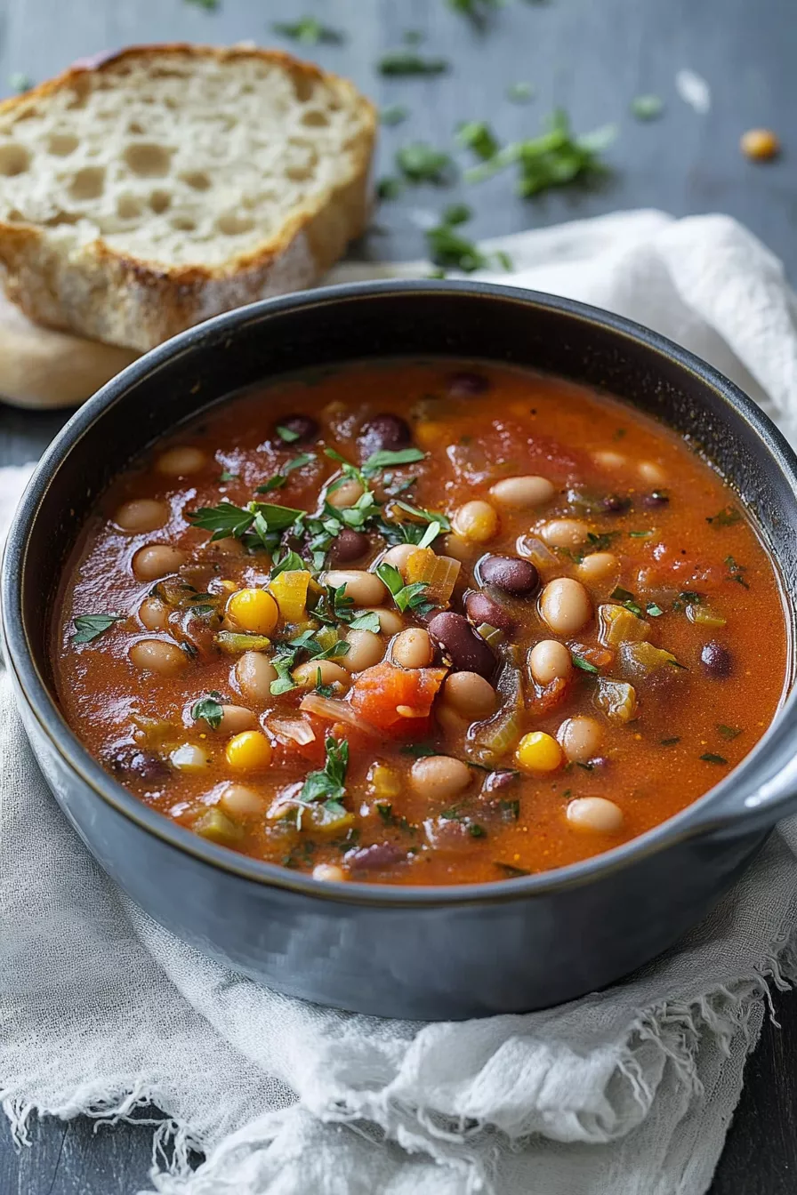 Spicy Harissa Bean Soup