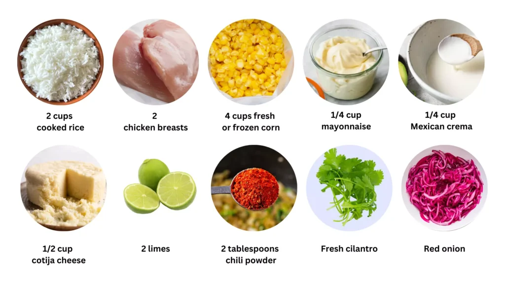 Street Corn Chicken Rice Bowl